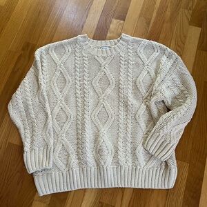 Princess Polly Cream Knit Sweater